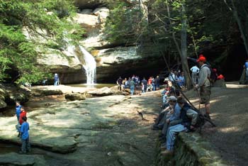 Look at those people in the water